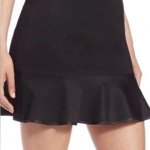 Rag & bone Brianna Black Ruffle Hem Mini Skirt Size 8